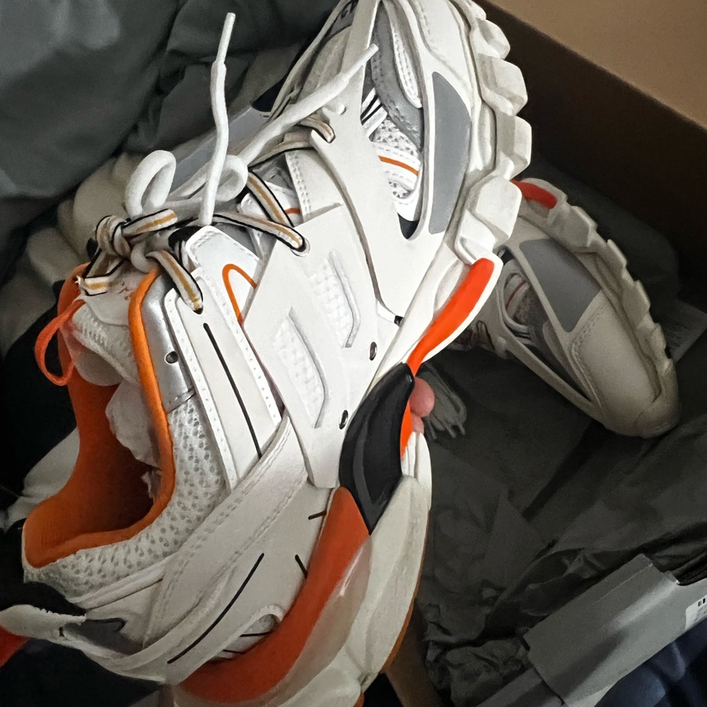 Balenciaga track white & orange - Picture 5 of 15